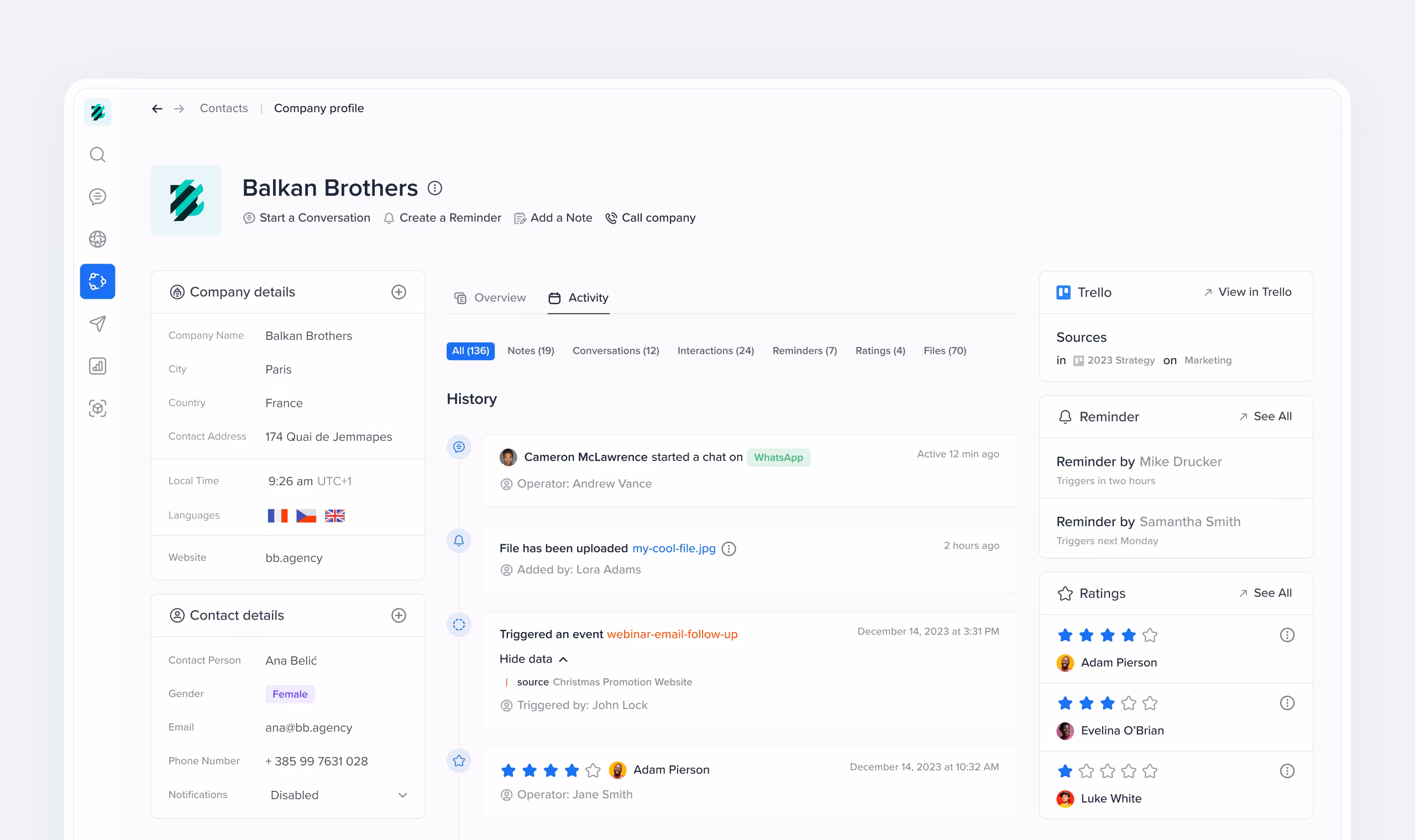 Crisp company profile